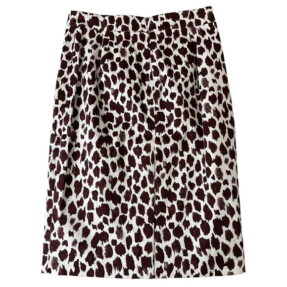 NEW J.Crew No. 2 pencil skirt giraffe print lined Re-Imagined Collection Sz 00 - Picture 5 of 13